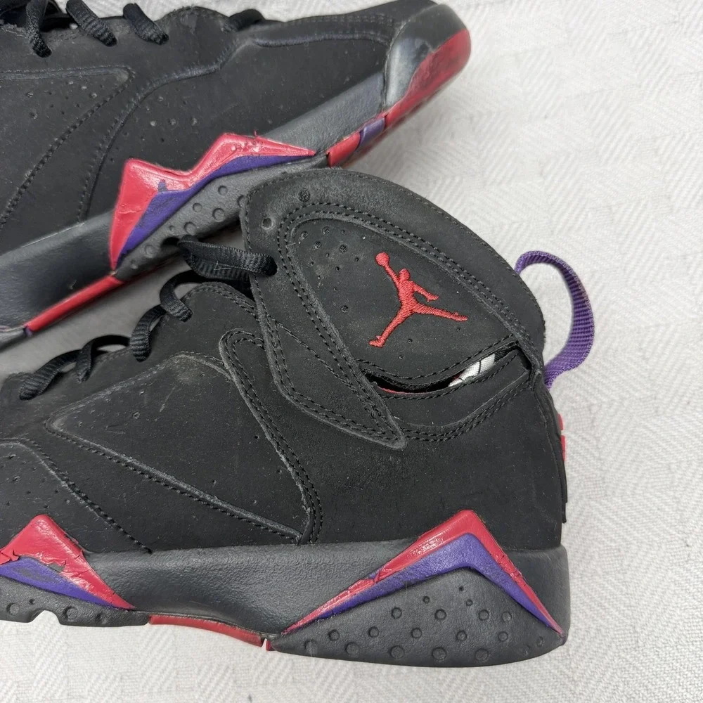 Nike Air Jordan 7‎ Retro Raptors GS Kids 5.5y Black Basketball 304774-018